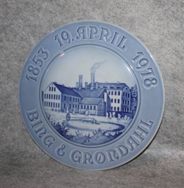 Jubilæumsplatte i forbindelse med Bing & Grøndahls  125 års jubilæum