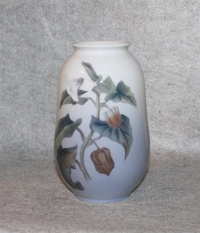 Vase med Blomster motiv