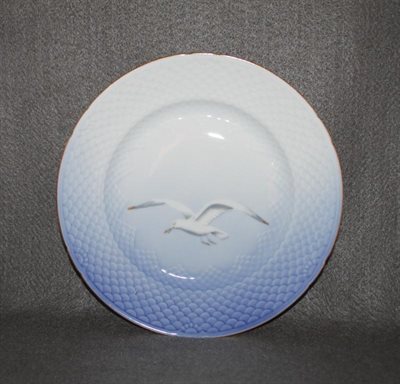 Mågestel med guld Frokosttallerken