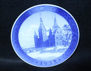 Royal Copenhagen Juleplatte 1953