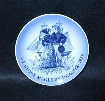  Kongelig mindeplatte fra 1974