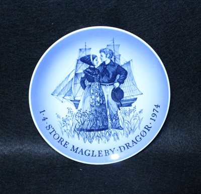  Kongelig mindeplatte fra 1974