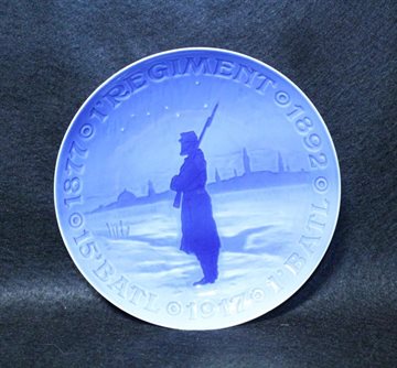 Bing & Grøndahl Mindeplatte fra 1917