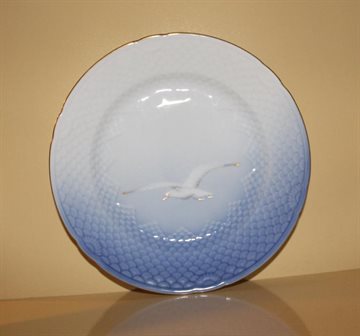 Mågestel med guld lille tallerken