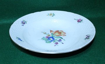 Saksisk Blomst dyb tallerken