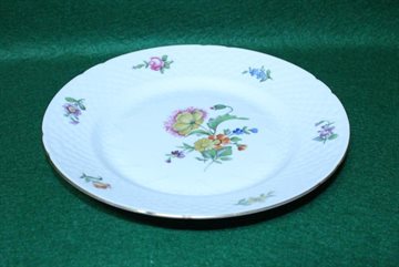 Saksisk Blomst  frokosttallerken 