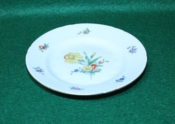 Saksisk Blomst  kagetallerken 