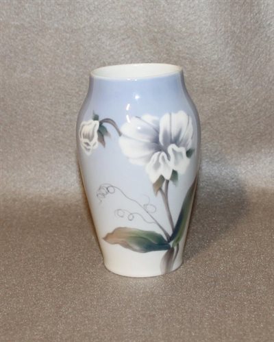 Vase med blomster motiv