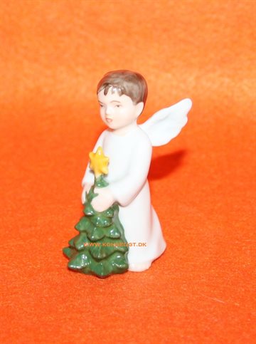 Engel  Dreng med juletræ