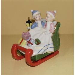 Clara og Peter På kanetur       