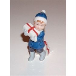 Dreng med gaver figur ornament 2003