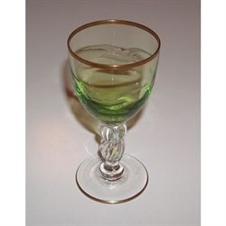 Mågeglas hvidvin grøn