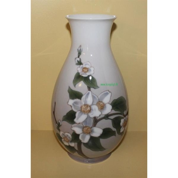 Vase med Blomstermotiv