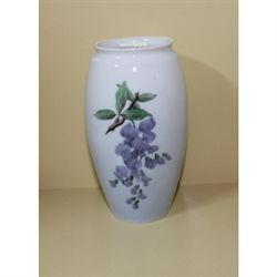 Vase med Blomstermotiv
